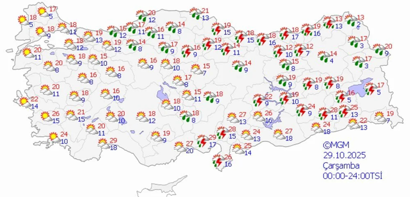 Deprem bölgesinde sağanak etkili: Bugün hava nasıl olacak? - Resim: 7