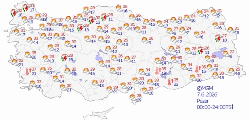 Meteoroloji'den kritik uyarı! Yağışlı hava yeniden etkili oluyor - Resim : 1