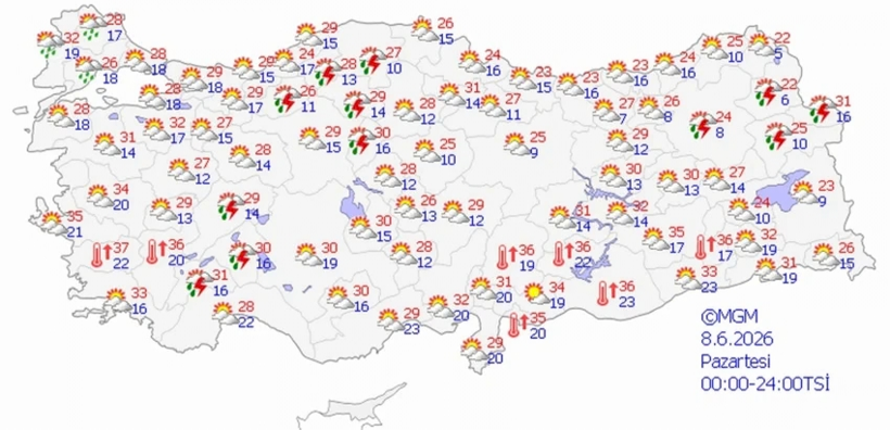 Meteoroloji'den kritik uyarı! Yağışlı hava yeniden etkili oluyor - Resim : 2