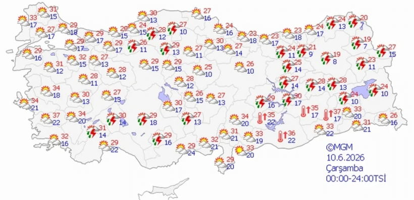 Meteoroloji'den kritik uyarı! Yağışlı hava yeniden etkili oluyor - Resim : 4