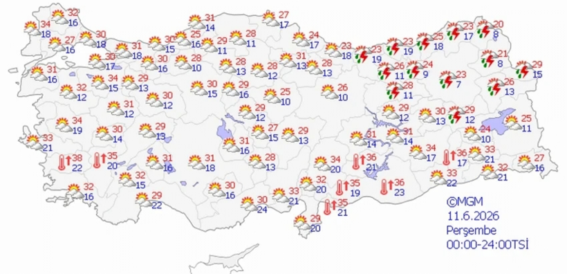 Meteoroloji'den kritik uyarı! Yağışlı hava yeniden etkili oluyor - Resim : 5