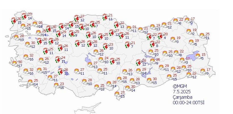 Sıcaklık artıyor! Termometreler 31 dereceyi gösterecek - Resim: 7