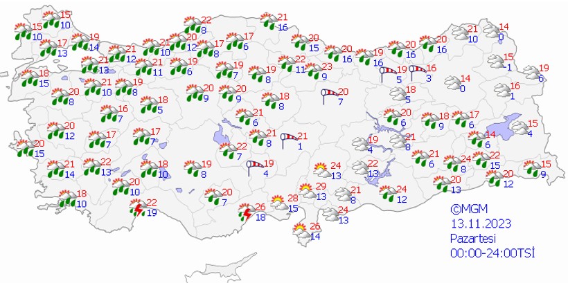 İstanbul'da yağmur başladı! Pazar günü hava nasıl olacak? Meteoroloji açıkladı - Resim : 4