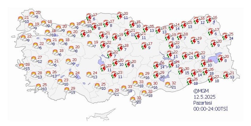 Meteoroloji hafta sonu için uyardı: Yağışlar geri geliyor - Resim: 9