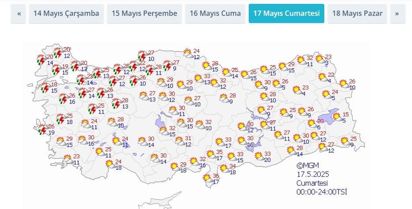 Meteoroloji'den 7 kente "sarı" uyarı: Gök gürültülü sağanak geliyor - Resim: 8