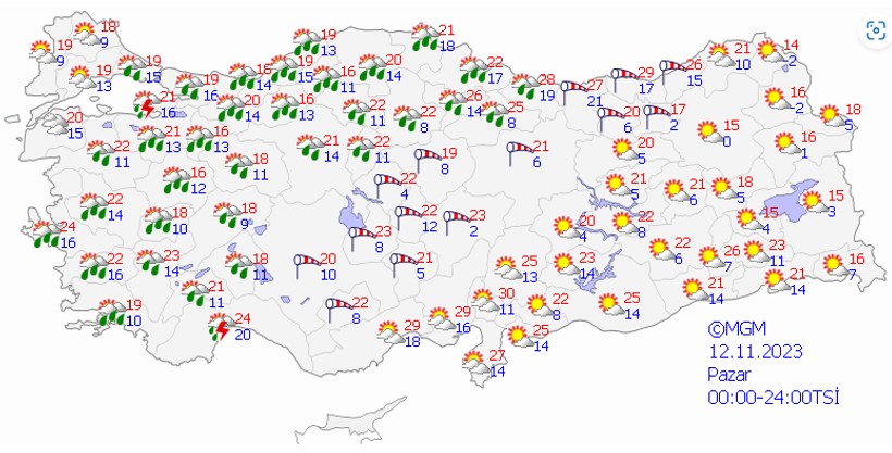 İstanbul'da yağmur başladı! Pazar günü hava nasıl olacak? Meteoroloji açıkladı - Resim : 3
