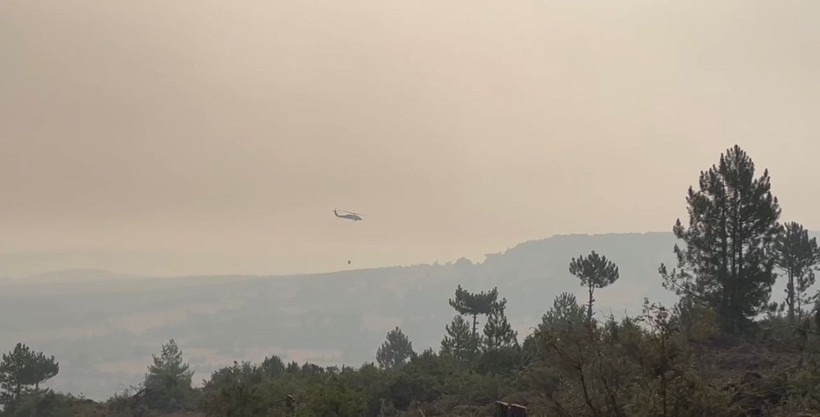 Bursa'daki orman yangını 4'üncü gününde; yanan alanlar dronla görüntülendi - Resim: 6