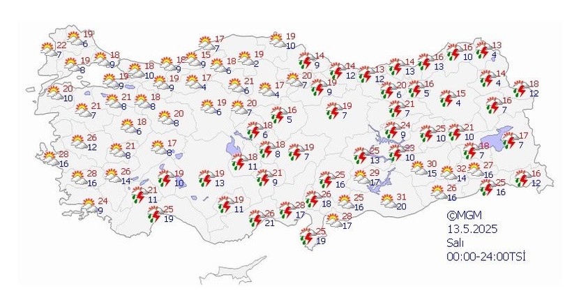 Meteoroloji hafta sonu için uyardı: Yağışlar geri geliyor - Resim: 10
