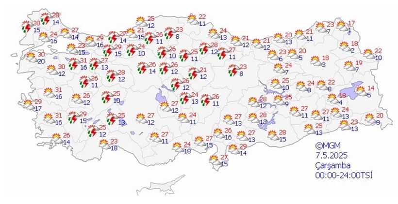 Baharın gelişini Meteoroloji duyurdu: Soğuklar gidiyor, güneş açıyor - Resim : 5