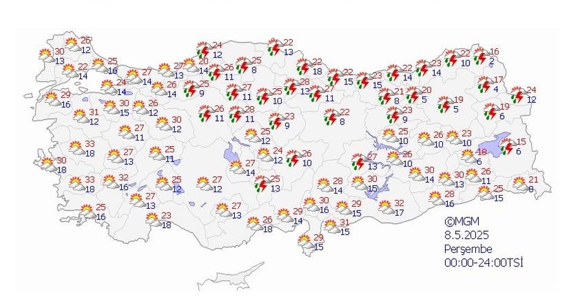 Sıcaklık artıyor! Termometreler 31 dereceyi gösterecek - Resim: 8