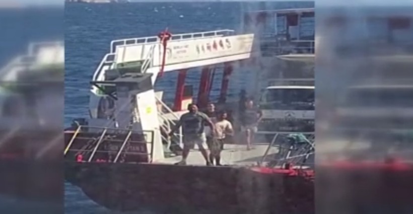 Marmara Adası'nda büyük panik! 200 kişilik feribotta yangın çıktı - Resim : 3