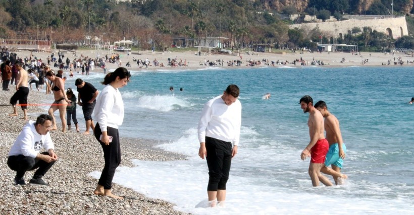 Antalya'da mart ayında deniz sefası - Resim: 2