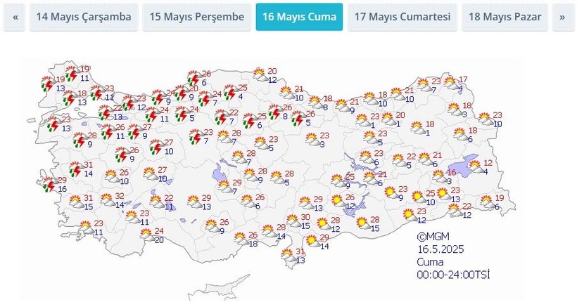 Meteoroloji'den 7 kente "sarı" uyarı: Gök gürültülü sağanak geliyor - Resim: 7