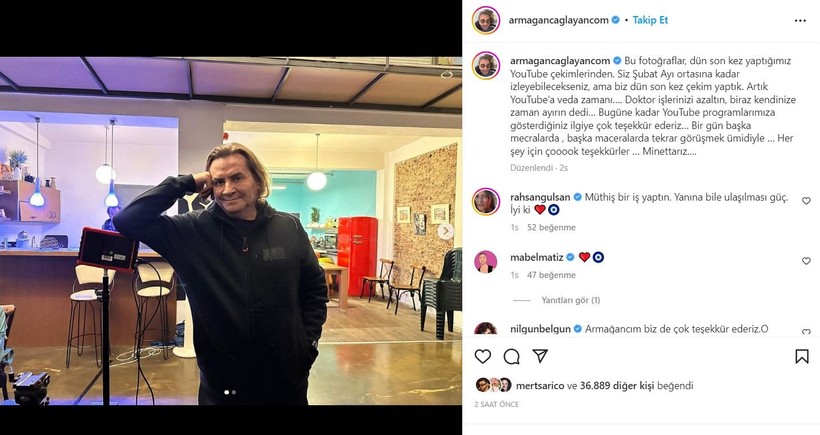 Kanser tedavisi gören Armağan Çağlayan, program yaptığı YouTube'a veda etti - Resim: 5