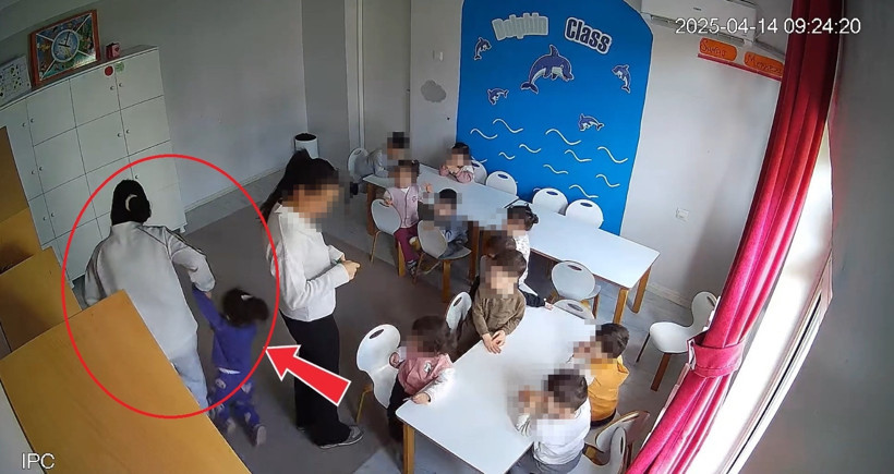 Kreşte skandal görüntüler! Çocuklara kötü muamele yapıldığı iddiasıyla suç duyurusu - Resim : 2