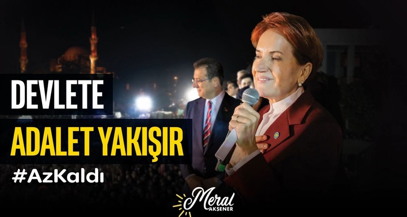 Seçim startını resmen veren Akşener'den ilk seçim videosu! Billboardlardaki gibi İmamoğlu'na yine geniş yer verdi - Resim: 1