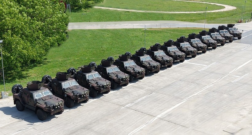 Geçen yıl Romanya Savunma Bakanlığının ihtiyaçları için 1059 adet COBRA II 4x4 zırhlı araç...
