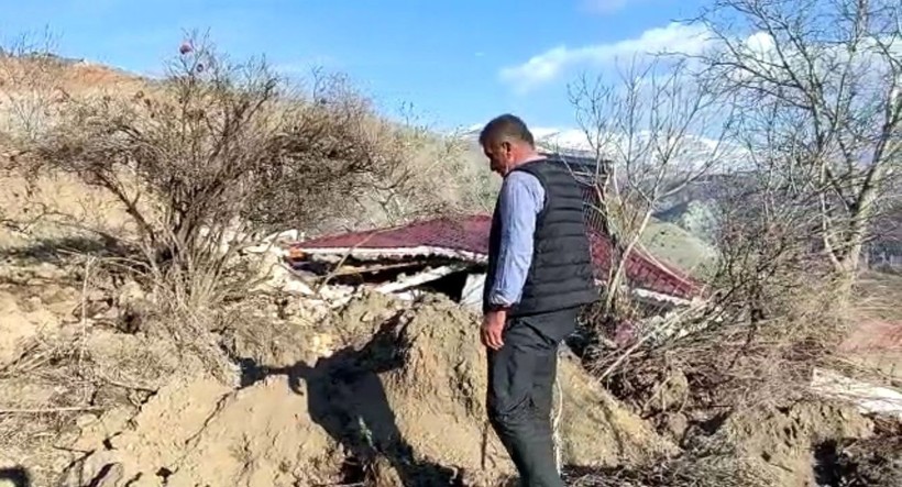 Malatya'nın Doğanşehir ilçesinde bir sokak deprem sonrası meydana gelen heyelanda yok oldu - Resim: 11