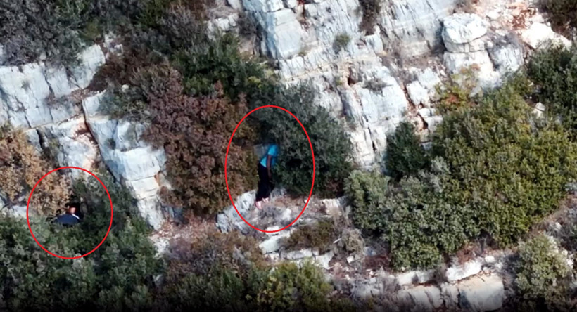 Ava giderken avlandılar: Dronla tespit edilen 9 kaçak avcı yakalandı - Resim : 3