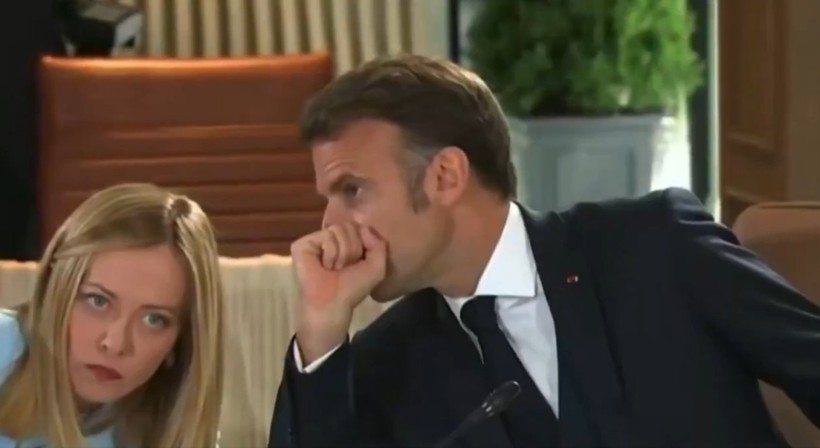 G7'de ilginç anlar: Macron Meloni'ye ne dedi? - Resim : 1