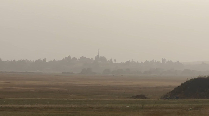 Irak ve Suriye'den gelen toz bulutu Yüksekova'yı kapladı - Resim: 5