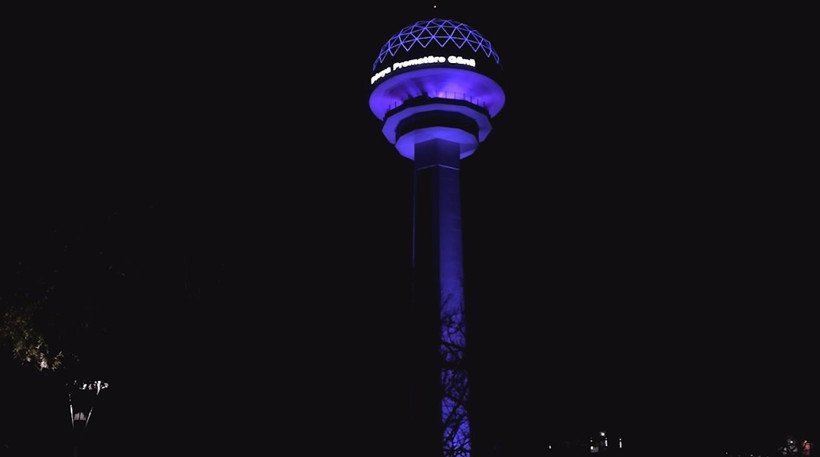 FSM Köprüsü 'Dünya Prematüre Günü' kapsamında mor ışıklarla aydınlatıldı - Resim: 5