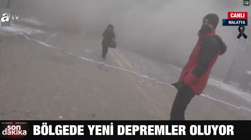 Son dakika deprem haberleri... Muhabir depreme canlı yayında yakalandı - Resim: 7