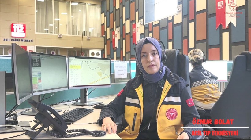 Acil tıp teknisyeni telefonda hayat kurtardı: O anlar çağrı merkezinin kayıtlarına yansıdı - Resim : 1