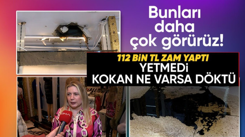 Laleli'de kiracısını çıkartmak isteyen mülk sahibi akıl sır ermeyen yöntemler denemeye başladı, dükkana sarımsaklı su ve yağ akıttı