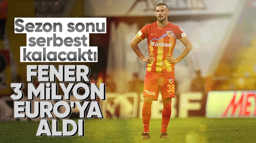 Fenerbahçe Kayserispor'dan Onur Bulut'la anlaştı! 3 milyon euro...