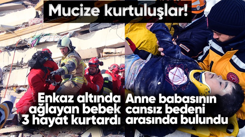 Son Dakika! Yeni günde enkazdan kurtarılan canlar umudu artırdı! 30. saatte bulunanlar, asker abileriyle konuşan çocuklar, uykusundan uyanan minik: Ne oluyor ya