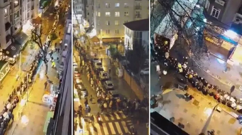 Türkiye'nin kalbi deprem bölgesinde atıyor! İstanbul'da yüzlerce metrelik insan zinciriyle depremzedelere yardım seferberliği sosyal medyanın gündemine oturdu