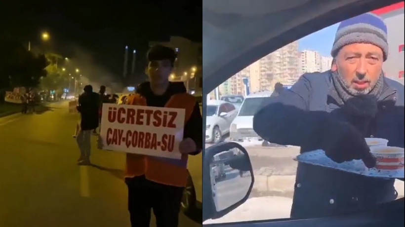 Deprem bölgesinden gelenler için Mersin'de ikramlar yapılıyor! VİDEO