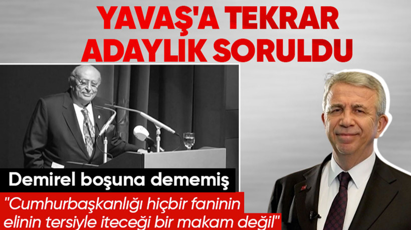 Ankara Büyükşehir Belediye Başkanı Mansur Yavaş: Altılı Masa oy birliği ile karar alırsa görev olarak kabul edebilirim
