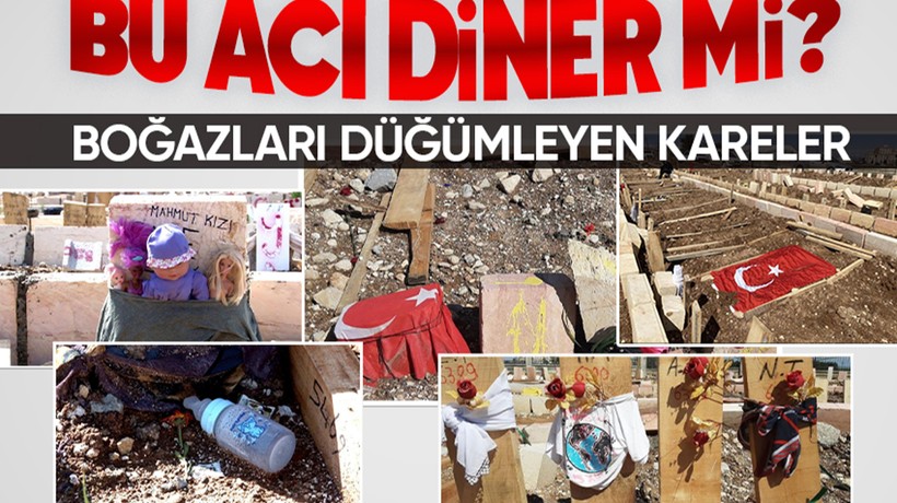 Depremin ardından Adıyaman'dan yürek yakan kareler