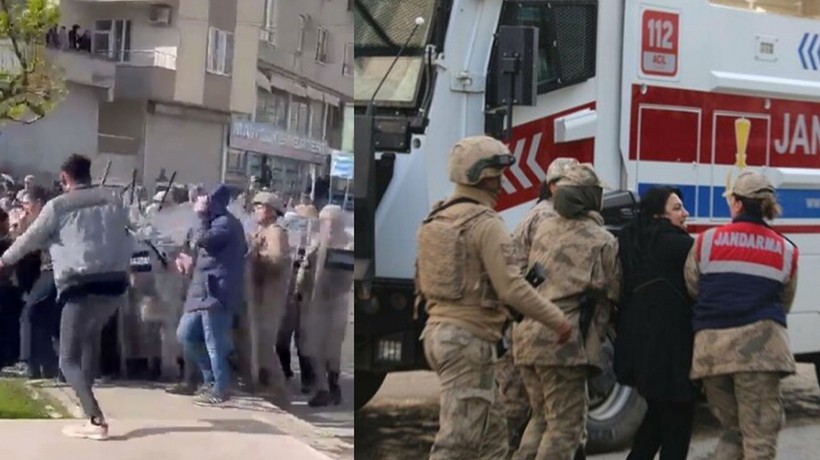 Şanlıurfa'da, seçim bürosu açılışında Abdullah Öcalan'ın doğum günü kutlaması: 12 gözaltı
