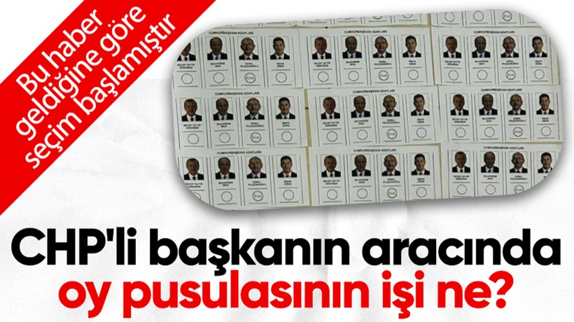 Kemal Kılıçdaroğlu'na mühür basılı oy pusularının resmi oy pusulası olmadığı öğrenildi