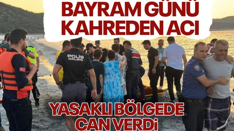 Bayramda kahreden olay! Yasak bölgeden girdiği Salda Gölü’nde akıntıya kapılan kız çocuğu öldü
