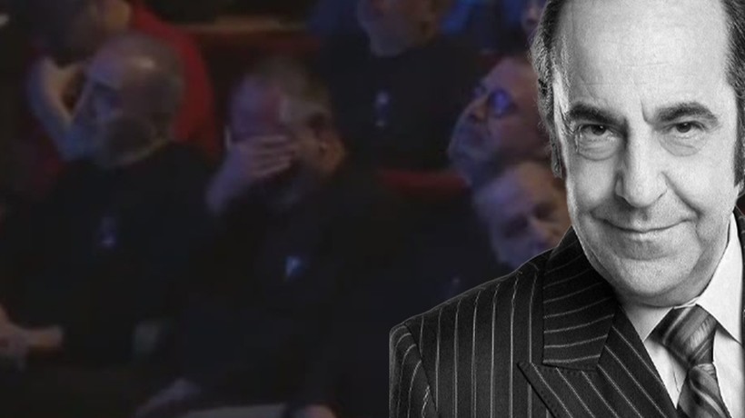 En zor veda! Özkan Uğur'a düzenlenen törende Cem Yılmaz gözyaşlarına boğuldu