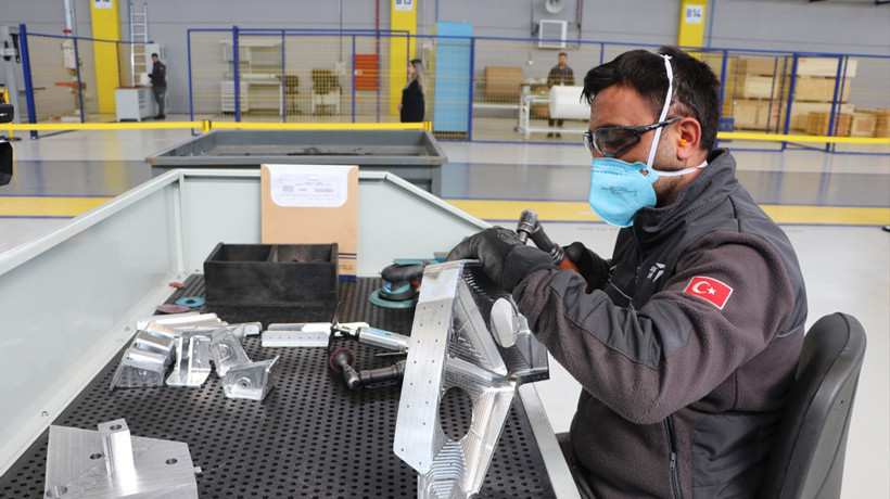 Kahramanmaraş'ta uçak parçası üretilecek tesis açıldı