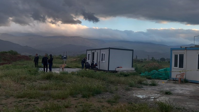 Manisa'daki bir konteynerde cinayet işlendi