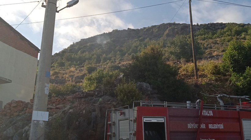 Alanya’da orman yangını