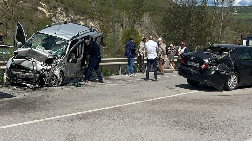 Samsun’da trafik kazası: 5 yaralı