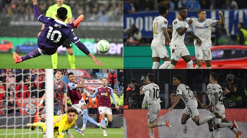 UEFA Avrupa ve Konferans Ligleri'nde yarı final ilk maçları oynandı