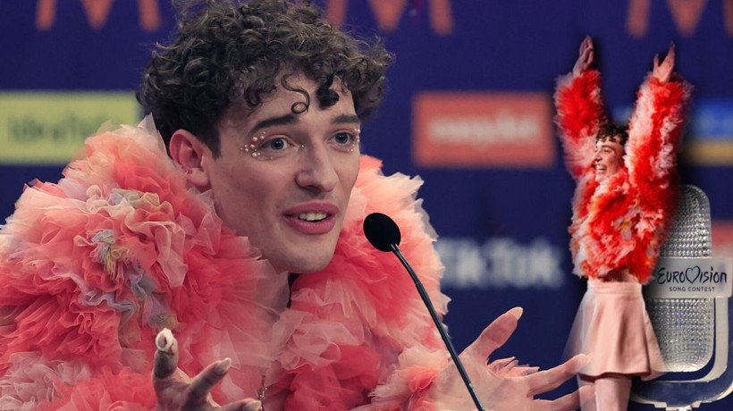 Eurovision'un kazananı LGBT+ lobisi oldu! Saten etek ve tüylü ceket Nemo'ya birinciliği getirdi