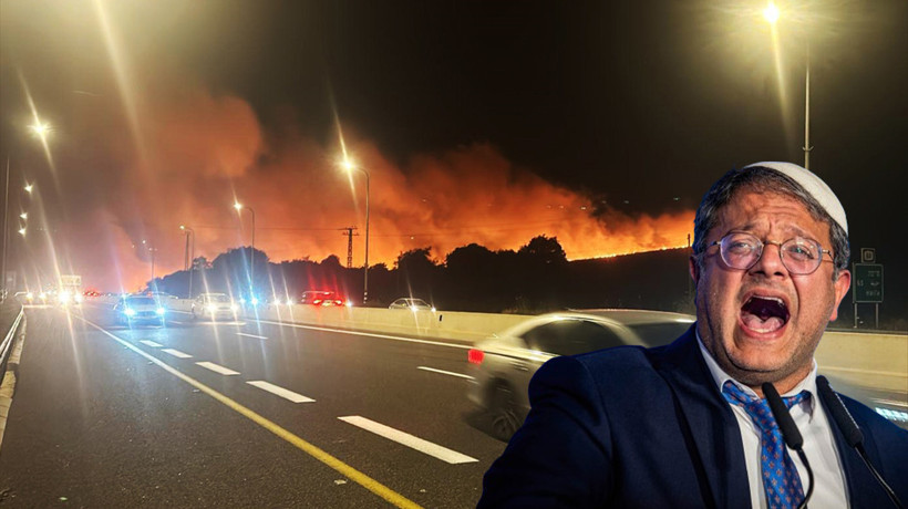 Ülke alevlere teslim olurken İsrailli bakan Lübnan'ı tehdit etti