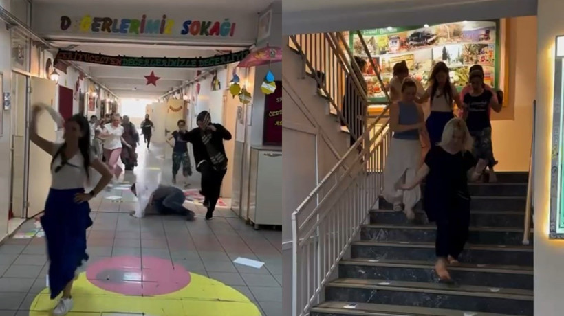 Öğretmenlerin tatil sevinci sosyal medyada viral oldu