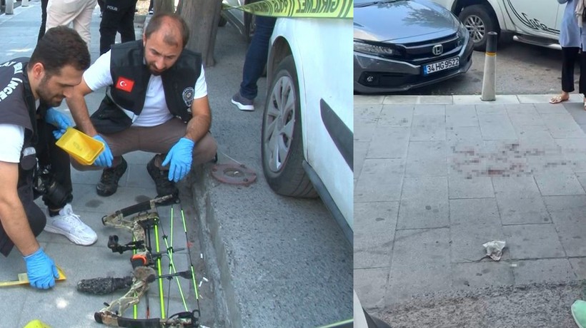 Bağcılar'da tartıştığı imama okla saldırdı