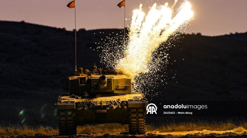 TSK'nın muharebe sahasındaki en etkin kara silahlarından olan tank birlikleri göreve hazır