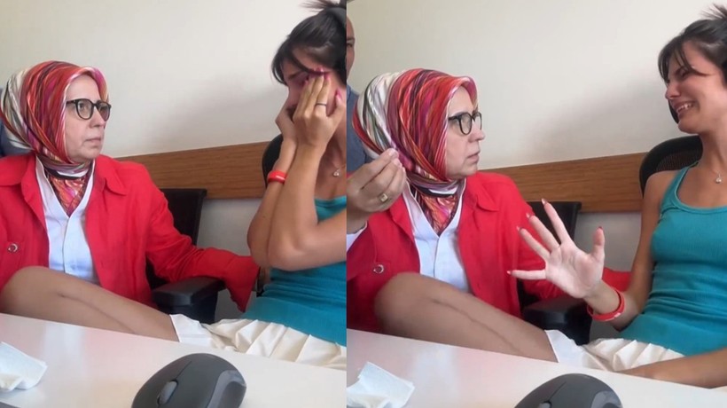 Üniversitede kazandığı bölümü beğenmeyen kız, ailesini suçlayarak ağlama krizine girdi